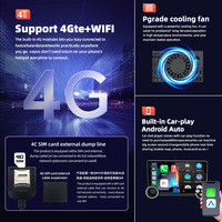 Estéreo para Auto Android con Pantalla 2K de 10.1 Pulgadas, Radio Universal para Auto, CarPlay, WIFI, GPS, Navegación, Reproductor Multimedia