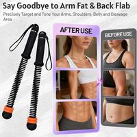 Cuerda de Batalla Inalámbrica Ajustable con Resorte para Entrenamiento Físico, Fuerza de Brazos y Ejercicio Muscular, Equipo de Fitness para el Hogar