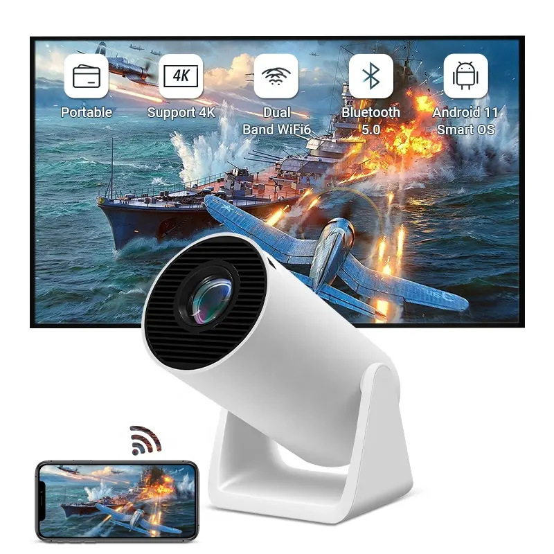 Brazil Smart <strong>Android</strong> 11 Portable LCD HD Home Meeting Presenter Video Film Player <strong>Mini</strong> Wireless WiFi Cinema <strong>Data</strong> <strong>Show</strong> <strong>Projector</strong>