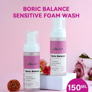 Chinaherbs Female Boric Balance Feminine Wash Natural Gentle Ingredients Promotes Natural Moisture Yoni Wash Gel