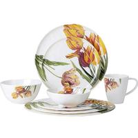 Services de table en mélamine personnalisables de style nordique, luxueux et écologiques, avec motifs végétaux, bols à nouilles, assiettes et tasses
