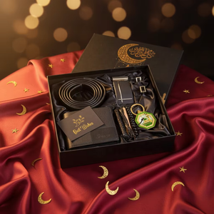 Set Regalo di Lusso per Uomo 2026 con Orologio, Portafoglio in Pelle PU e <span class=keywords><strong>Cintura</strong></span>, Idea Regalo per la Festa del Papà con Portachiavi - Product Image 5