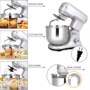 Robot pâtissier électrique 5QT 300W pour cuisine, mélangeur de pâte et de gâteaux, batteur sur socle compact - Product Image 2
