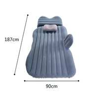 Colchón inflable con revestimiento de PVC para coche, cama para coche, colchón de aire flocado para coche, SUV plegable para colchón inflable, muebles para el hogar