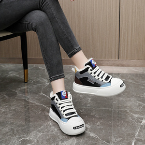 2026 New Winter Sports Shoes Thick Sole Warm Cotton Plush Student Shoes Flat Waterproof Design Anti-Slip Shock Absorbing - Product Image 3