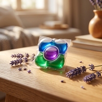 Capsules de lessive écologiques jetables de haute qualité pour le lavage quotidien des vêtements, nettoyage facile, toutes les taches, protection des vêtements