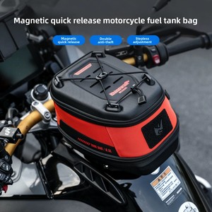<span class=keywords><strong>Borsa</strong></span> da Moto Magnetica a Sgancio Rapido, Impermeabile e Resistente all'Usura, per Serbatoio Carburante, da Viaggio e per Motociclisti - Product Image 1
