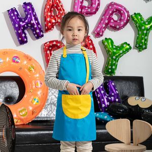 Nouveau design <span class=keywords><strong>Tablier</strong></span> de cuisine pour enfants, garçons, filles, jaunes, mignons et amusants, à la mode - Product Image 5