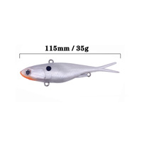 Umpan Lunak Ikan Berbentuk Ekor Garpu 35G 115MM, Terlaris, Berlapis Timbal, Umpan Jarak Jauh, Untuk Memancing Laut dari Kapal