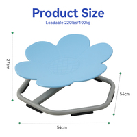 Enfants jouets enfants chaise pivotante Spin chaise sensorielle formation équilibre corporel enfants chaise tournante pour l'autisme Base en métal antidérapant