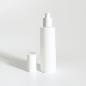 लक्जरी मैट सफेद 30 60 80 120 मिलीलीटर कॉस्मेटिक लोशन क्रीम ग्लास बोतल और जार सफेद पंप स्प्रे शीर्ष - Product Image 6