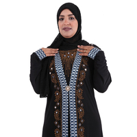 Robe de Prière Traditionnelle Musulmane pour Femme, Abaya Égyptienne, Caftan Marocain au Design Modeste, Kaftan Abaya en Tissu Tricoté, Service OEM