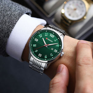 นาฬิกาข้อมือ Curren Watch 8411 รุ่นหรูหรา แฟชั่น กันน้ำ ตัวเรือนสแตนเลส สตีล นาฬิกาควอตซ์แท้สำหรับผู้ชาย Montre Homme Relojes - Product Image 2
