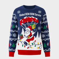 Pull de Noël personnalisé en tricot, pull de fête, pull d'hiver festif, logo OEM