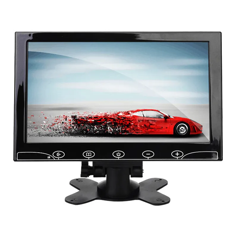 10.1 pouces 16:9 écran LCD de bureau USB VGA HDMI BNC entrée 1024*600 voiture camion CCTV 10 "moniteur Pantalla pour la publicité de bus de taxi