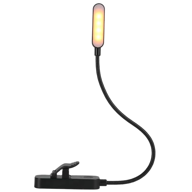 USB перезаряжаемая Светодиодная настольная лампа складной свет книги мини клип лампы для чтения праздничные подарки освещение Гибкие Светодиодные ночные светильники