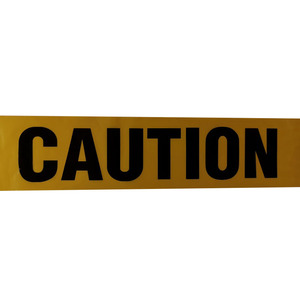 Wesure Safety PE Warning <b>Tape</b> 100m x 75mm Custom Printed Safety Marking No Adhesive Required - Product Image 4