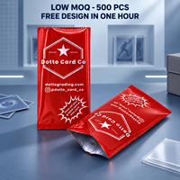 Sacs d'emballage personnalisés en aluminium holographique pour les paquets de boosters TCG
