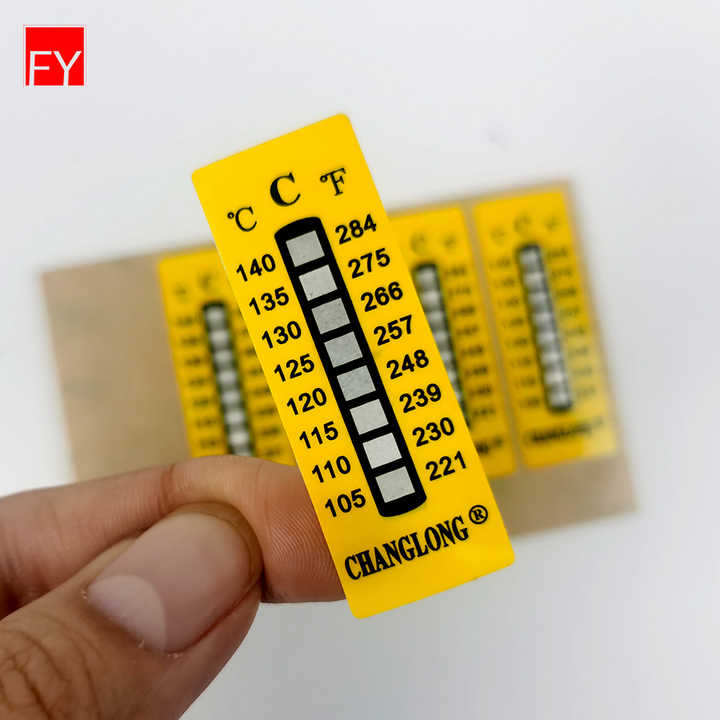 Free Sample Temperature Color Change Sticker - Factory Price