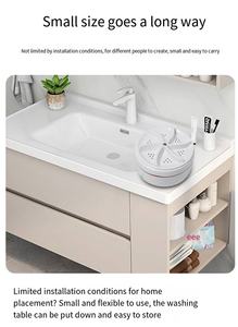 Мини-стиральная машина с Usb вращающаяся турбина маленькая Портативная стиральная машина носки Нижнее белье для путешествий дома и бизнеса - Product Image 5