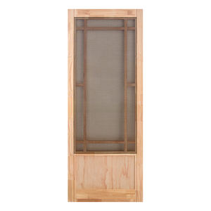 Porta zanzariera in legno porta zanzariera in pino massiccio per ingresso - Product Image 2