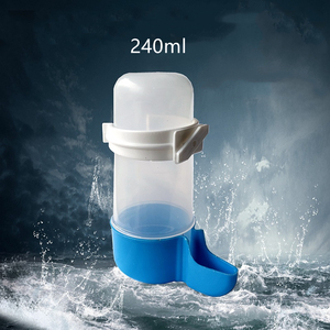 Comedero automático transparente para pájaros y <span class=keywords><strong>bebedero</strong></span> de agua Bebederos de animales de nueva condición para jaula de pájaros bonita con ventana para balcón - Product Image 2