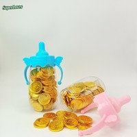 Chocolat Solide de Haute Qualité en Gros, Pièces Circulaires Multicolores, Vente Chaude, Meilleures Ventes Superloves
