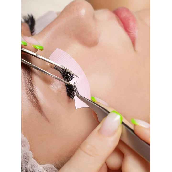 TEOYALL 9-Inch PE Lash Tapes 5 Rolls Micropore Breathable Pink Adhesive Eyelash Extension Tapes Lash Extensions Supplies