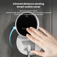 Support de brosse à dents à induction intelligente avec lampe UV, lumière ultraviolette, nouvelle conception, boîte de stérilisation UV
