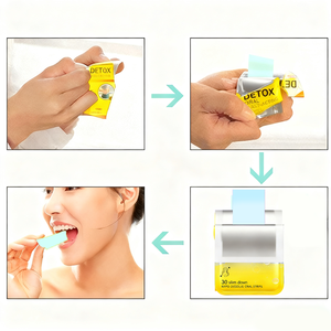 Bandes biotiques à dissolution rapide les plus vendues, complément oral pour adultes pour la détoxification du corps, la minceur et le bien-être - Product Image 5