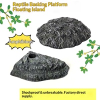 Nouvelle plateforme flottante pour tortues, roche artificielle pour aquarium, aménagement paysager, alimentation et escalade pour reptiles