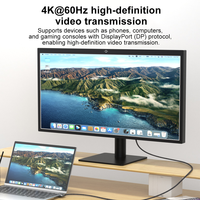 Câble USB 3.2 Type-C coudé à 90 degrés ULT-unite en gros, 1m-5m, transfert de données 20 Gbit/s, connecteurs tressés plaqués or pour iPhone