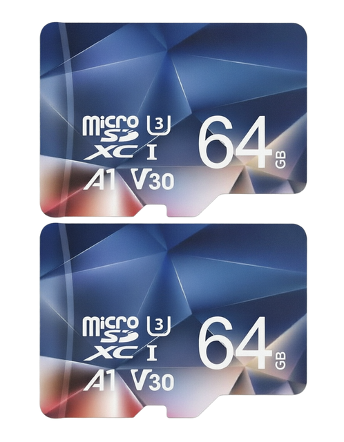 2026 Class 10 UHS-I TF Card Fast Reading/Writing Memory Card Blue/Black for Drone Action Camera Phone