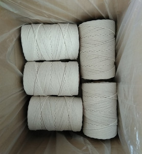 Bán Buôn 5Mm Tự Nhiên Tráng Xoắn Macrame Dây 100% Cotton Boho Phong Cách Cho Trang Trí Nội Thất Và Túi Xách (Cuộn) - Product Image 6