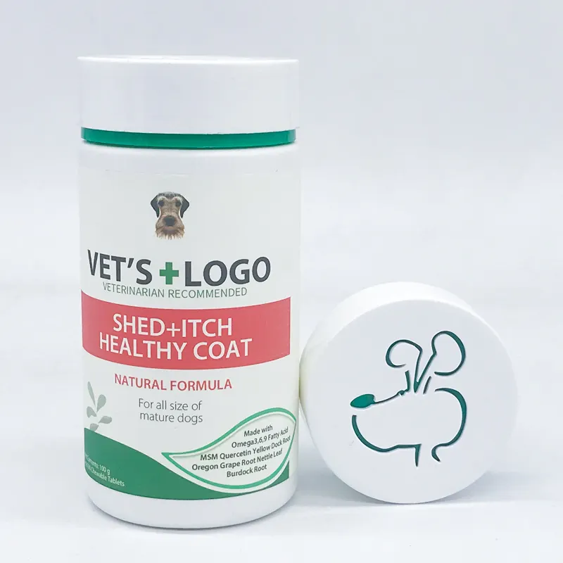 DHAタラ油オメガ-犬と猫のためのゴールドスキン健康的なチュアブルタブレットスキンとコートサプリメント