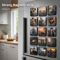 Lecteur audio musical personnalisé avec aimant pour réfrigérateur (personnalisable) - Téléchargement de 128 Mo via port USB - Connexion Bluetooth