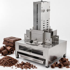 Máquina Eléctrica para Rallar Chocolate, Máquina Cortadora de Tiras y Hojuelas de Chocolate de Acero Inoxidable 304 para Panadería y Pastelería - Product Image 1