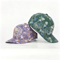 Gorra de Béisbol Personalizada Estilo Vintage Y2K de 6 Paneles con Diseño de Camuflaje de Puntos, Logotipo en Relieve de Goma de Fábrica OEM, Parche Tejido, Hebilla Ajustable y Transpirable