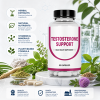 Capsules de soutien à la santé masculine OEM, formule à base de plantes naturelles, complément alimentaire pour l'énergie et la vitalité, fabricant