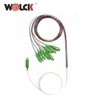 Kotak Splitter Serat Optik Wolck Fiber Optic Steel Tube 2/4/8/16 Jalur SC/APC Optical PLC Splitter