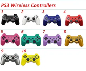 Controle para playstation 3 e ginástica, para sony ps3, wireless, joystick com seis eixos