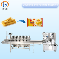 Machine de comptage et d'emballage automatique polyvalente pour biscuits en bâtonnets avec contrôle servo