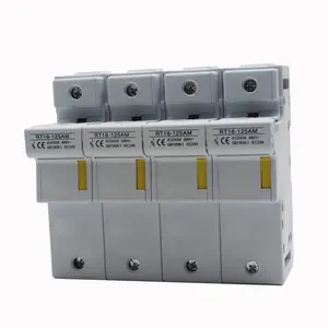 Fusible composants RT18-125AM/4P 125A 100A 63A 500-690V fusible boîtes avec LED lampe
