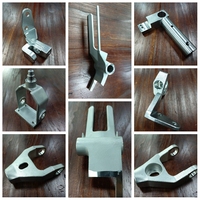 Pièces mécaniques en acier au carbone moulées par investissement, pièces moulées sur mesure OEM avec usinage CNC, tournage et perçage pour équipements industriels