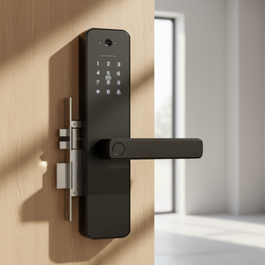 Serrure Intelligente Durable et Sécurisée avec Caméra, 4 Piles Alcalines AA, Alliage d'Aluminium, Serrure Électronique pour la Maison - Product Image 1