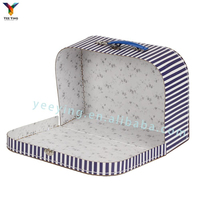 Cajas de Regalo para Bebés Recién Nacidos al por Mayor, Caja de Embalaje Decorativa con Forma de Maleta de Juguete, Cajas de Cartón con Asa