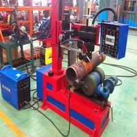 Machine à souder automatique à double tête pour la fabrication de bobines de tuyaux/Machine à souder les tuyaux (GMAW + SAW)