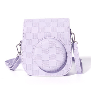 Estuche para cámara <span class=keywords><strong>Instax</strong></span> Mini 12/<span class=keywords><strong>11</strong></span> 2025, estilo vintage, de cuero PU, con correa para el hombro, accesorio para cámara instantánea, funda protectora. - Product Image 1