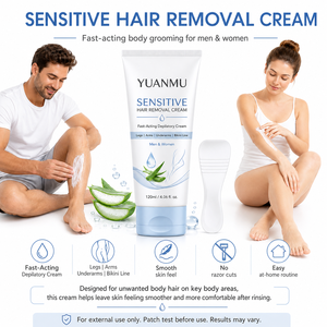 <span class=keywords><strong>Crema</strong></span> <span class=keywords><strong>Depilatoria</strong></span> Suave e Indolora para Hombres y Mujeres, para Zonas Íntimas, Públicas, Cuerpo, Piernas, Pecho y Axilas - Product Image 3