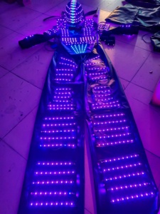 ชุด LED หุ่นยนต์คอสเพลย์เหมือนจริง<span class=keywords><strong>ขา</strong></span>เสาขนาดใหญ่สำหรับตกแต่งฮาโลวีน - Product Image 2